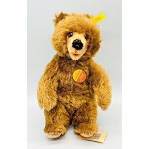 Steiff Mohair Soft Teddy Bear 10 inch 1212/25 Original Tags Vintage 034350